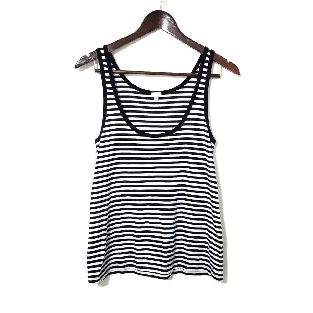 J. Crew Navy & White Stripped Tank